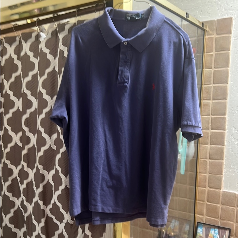 Polo by Ralph Lauren Men's Navy Blue Polo Shirt short sleeve